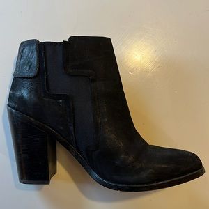 L.A.M.B. by Gwen Stefani all black Chelsea - leather upper, leather sole